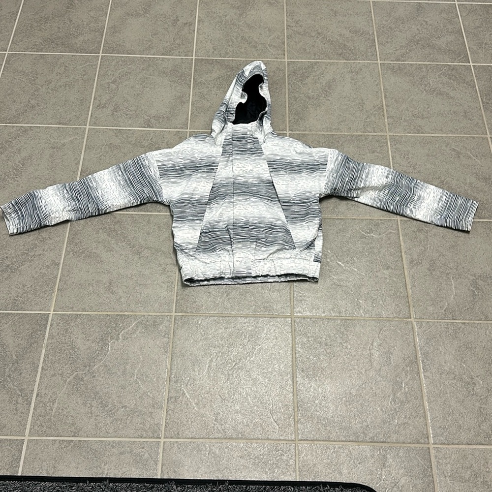 Girls north face rain coat